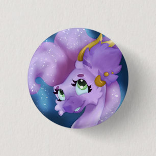 Fluffy Overlord Ronde Button 3,2 Cm