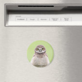 Fluffy Owlet Magnet Magneet (Insitu (Vaatwasser))
