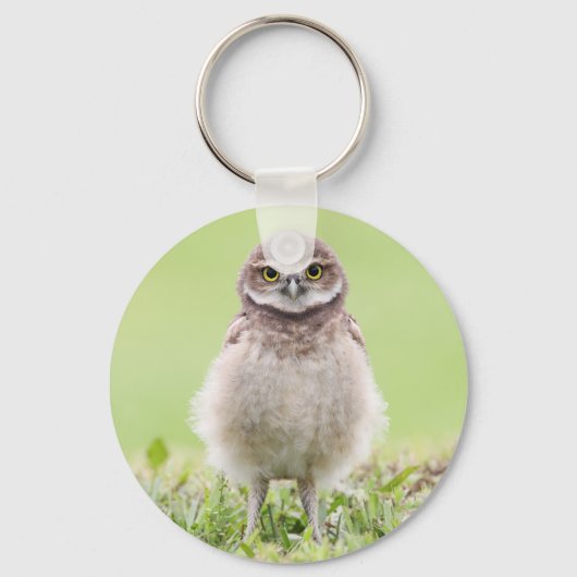 Fluffy Owlet Sleutelhanger (Voorkant)