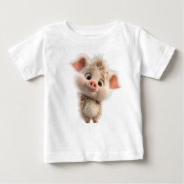 Fluffy Piglet met grote ogen