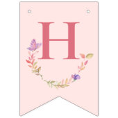 Fluffy Pink Highlands Schotse Koe Vlaggetjes (Tweede vlag)