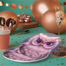 Fluffy Pink Uil met harten