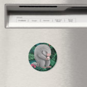 Fluffy Porcupine Magneet (Insitu (Vaatwasser))