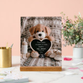 Fluffy Puppy Baby boy et faire-part de grossesse (Mariage)