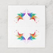 Fluffy Rainbow Wings (Buitenkant ongevouwen)