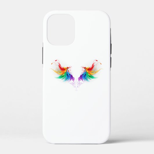 Fluffy Rainbow Wings Case-Mate iPhone Case (Achterkant)