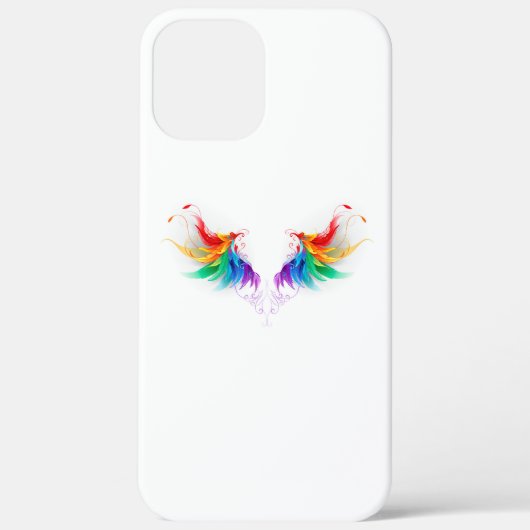 Fluffy Rainbow Wings Case-Mate iPhone Case (Achterkant)