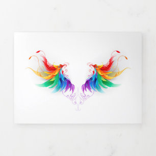Fluffy Rainbow Wings Drieluik Programma