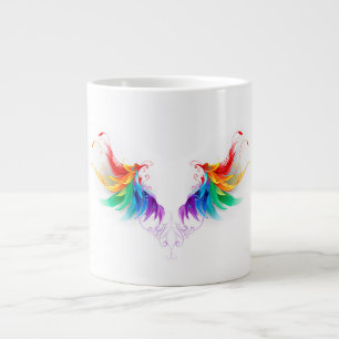 Fluffy Rainbow Wings Extra Grote Beker