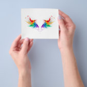 Fluffy Rainbow Wings Flyer (Hand)