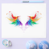 Fluffy Rainbow Wings Flyer (Enkel)
