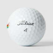 Fluffy Rainbow Wings Golfballen (Logo)