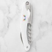 Fluffy Rainbow Wings Kurkentrekker (Achterkant)