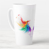 Fluffy Rainbow Wings Latte Mok (Linkerhoek)