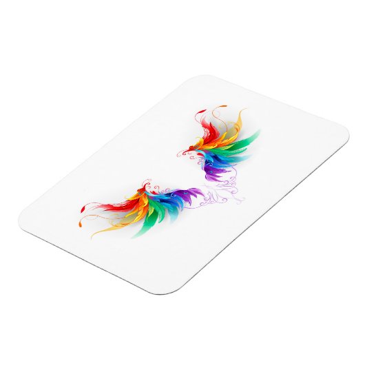 Fluffy Rainbow Wings Magneet (Linkerzijde)