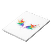 Fluffy Rainbow Wings Notitieblok (Gedraaid)