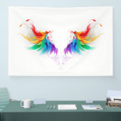 Fluffy Rainbow Wings Spandoek (Beurs)