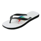 Fluffy Rainbow Wings Teenslippers (Schuin)