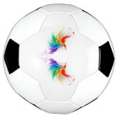 Fluffy Rainbow Wings Voetbal (Gedraaid)