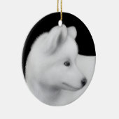 Fluffy Samoyed Dog Ornament (Rechts)