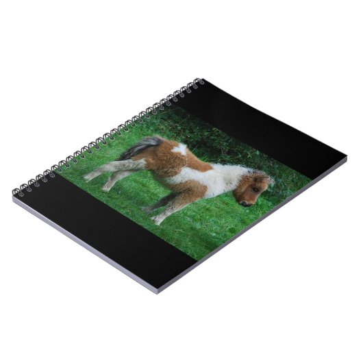 Fluffy Schattig dartmoor-Pony Notitieboek (Linkerzijde)