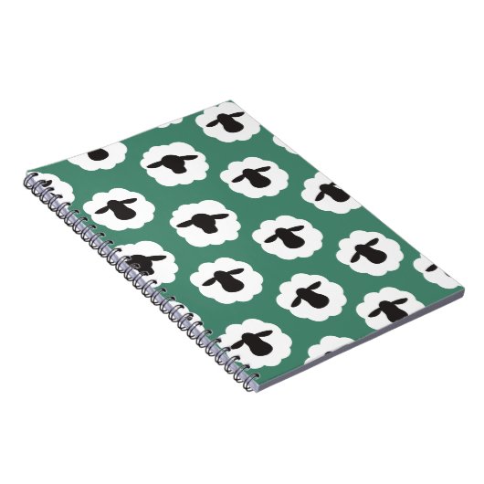 Fluffy Sheep Crafts Pattern Notitieboek (Rechterzijde)