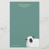 Fluffy Sheep  Stationery Briefpapier (Voorkant)