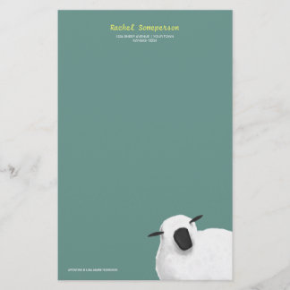 Fluffy Sheep Stationery Briefpapier