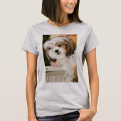 "Fluffy Shih Tzu" T-shirt (Voorkant)