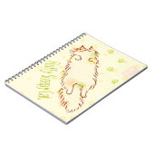 Fluffy Slapy Cat Notitieboek (Linkerzijde)