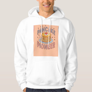 Fluffy Stacks: De Pannenkoek Pioneer Hoodie