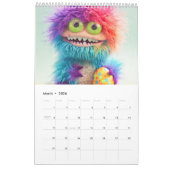 Fluffy Sweet Monsters – 2026 Calendar Kalender (Mar 2026)