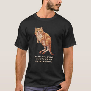 Fluffy the Cat-Kangaroo: verdachte Aussie Hybrid T-shirt
