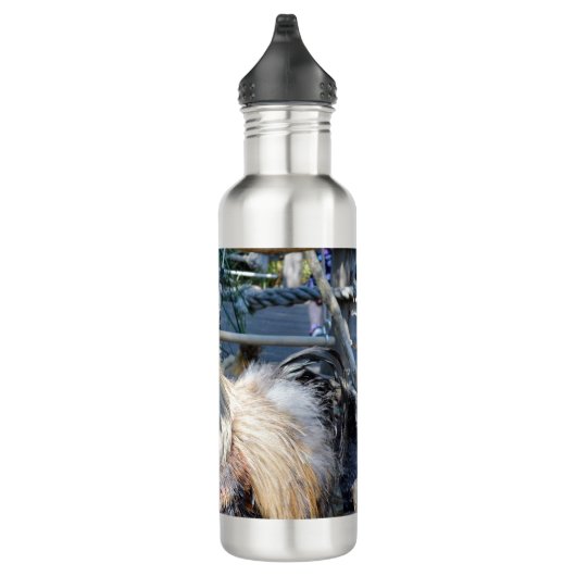 Fluffy Ugly Chicken, Water Bottle Waterfles (Rechts)