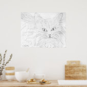Fluffy Wall Decor Poster (Keuken)
