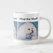 FLUFFY WHITE BICHON FRISE JUMBO MOK (Rechts)