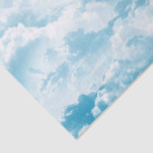 Fluffy White Clouds Blue Sky Decoupage Tissuepapier (Detail)