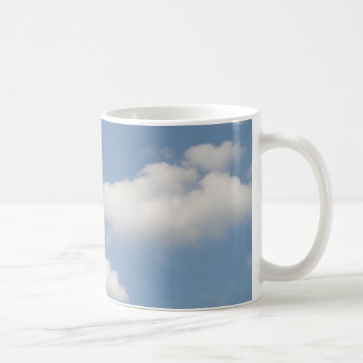 Fluffy White Cumulus Clouds Mok (Rechts)