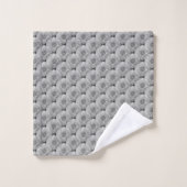 Fluffy White Dandelions Motif de la nature  (Gant de toilette)