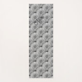 Fluffy White Dandelions Natuur Aangepast Yogamat (Voorkant)