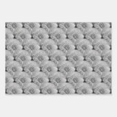 Fluffy White Dandelions Natuur Patroon Inpakpapier Vel (Voorkant)