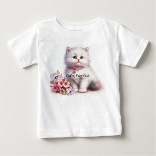 Fluffy White Kitten Je bent Gesponnen-effect