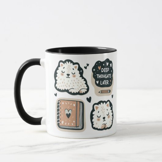 Fluffy White Sheep - "Deep Thoughts Later" Schatti Mok (Links)