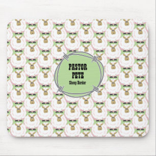 Fluffy White Sheep Muismat