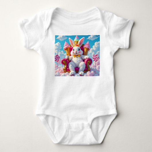 FluffyCloudConfections body bébé une pièce (Devant)