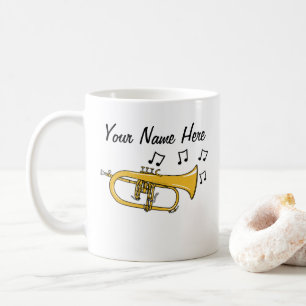 Flugelhorn Custom Mug Hornist Brass musicien Cadea