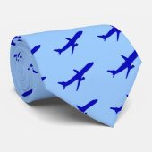 Flugzeug airplane stropdas (Opgerold)