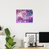 Fluid Art 4 Poster (Thuiskantoor)