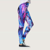 Fluid Art Yoga Pants Leggings (Rechts)