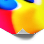 Fluid Colors: een druppelend Abstract meesterwerk Poster (Hoek)